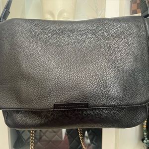 Marc Jacobs Pebbled Leather Messenger Bag